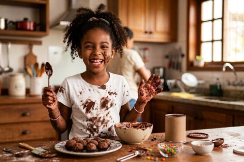 Dia do Chocolate e férias escolares: como remover manchas das brincadeiras das crianças.
